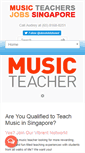 Mobile Screenshot of musicteachersjobssingapore.com